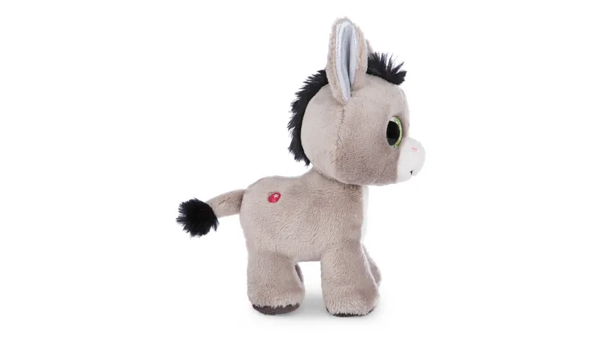 NICI Kuscheltier GLUBSCHIS Esel Donki 17cm stehend grau