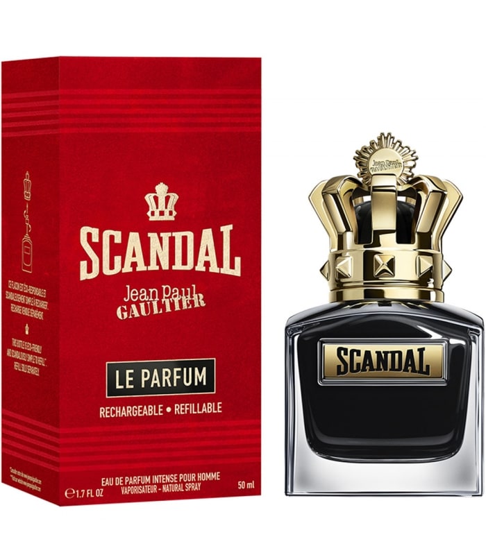 Jean Paul Gaultier-SCANDAL POUR HOMME LE PARFUM-Eau de Parfum Intense Vaporisateur Rechargeable