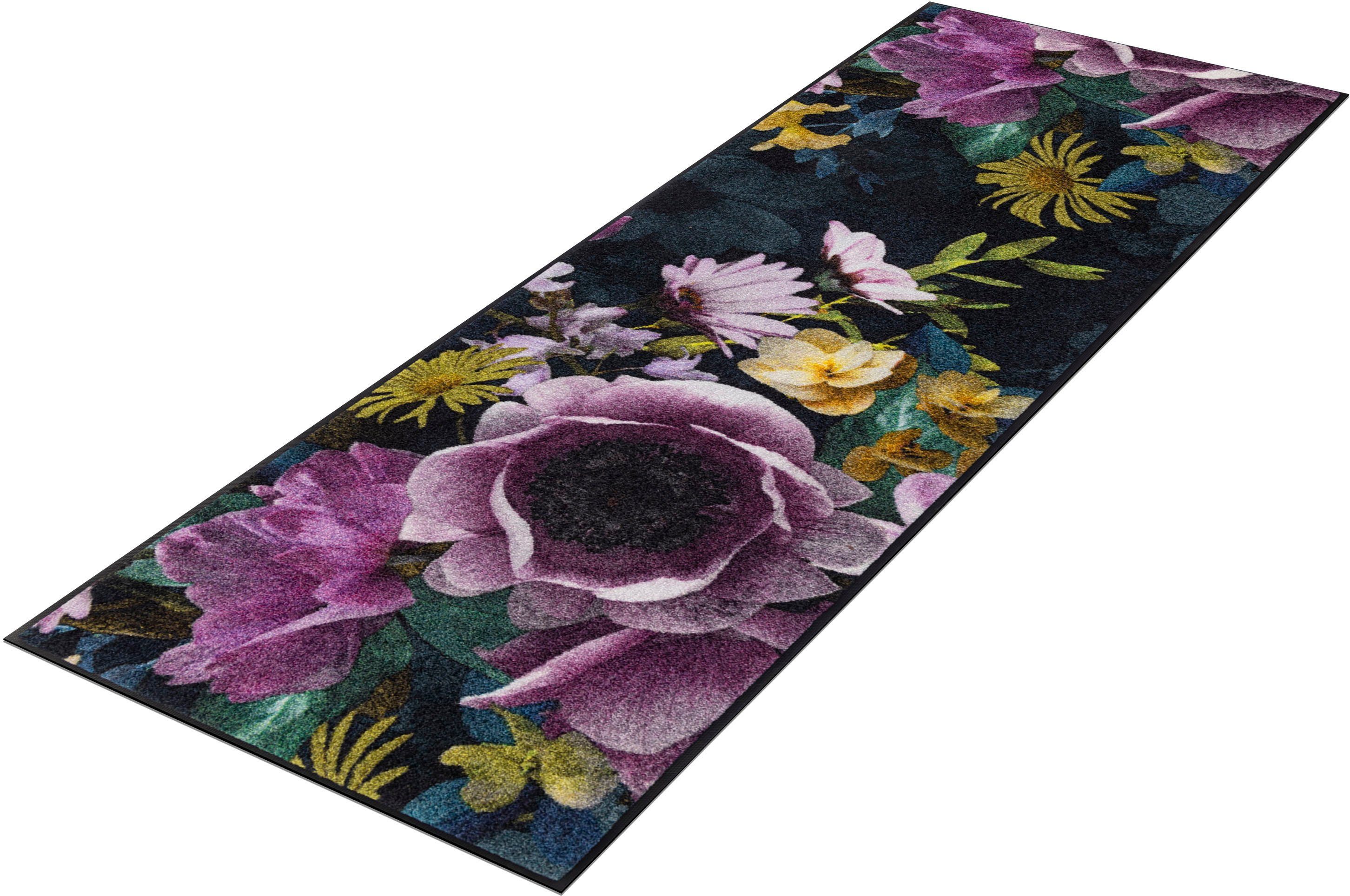 Läufer Anemone, wash+dry by Kleen-Tex, rechteckig, Höhe: 7 mm