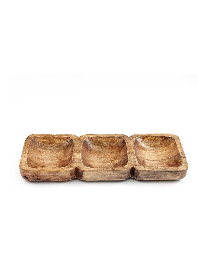 SiL Interiors Servierplatte in Hellbraun - (L)38 x (B)14 cm günstig kaufen onesize