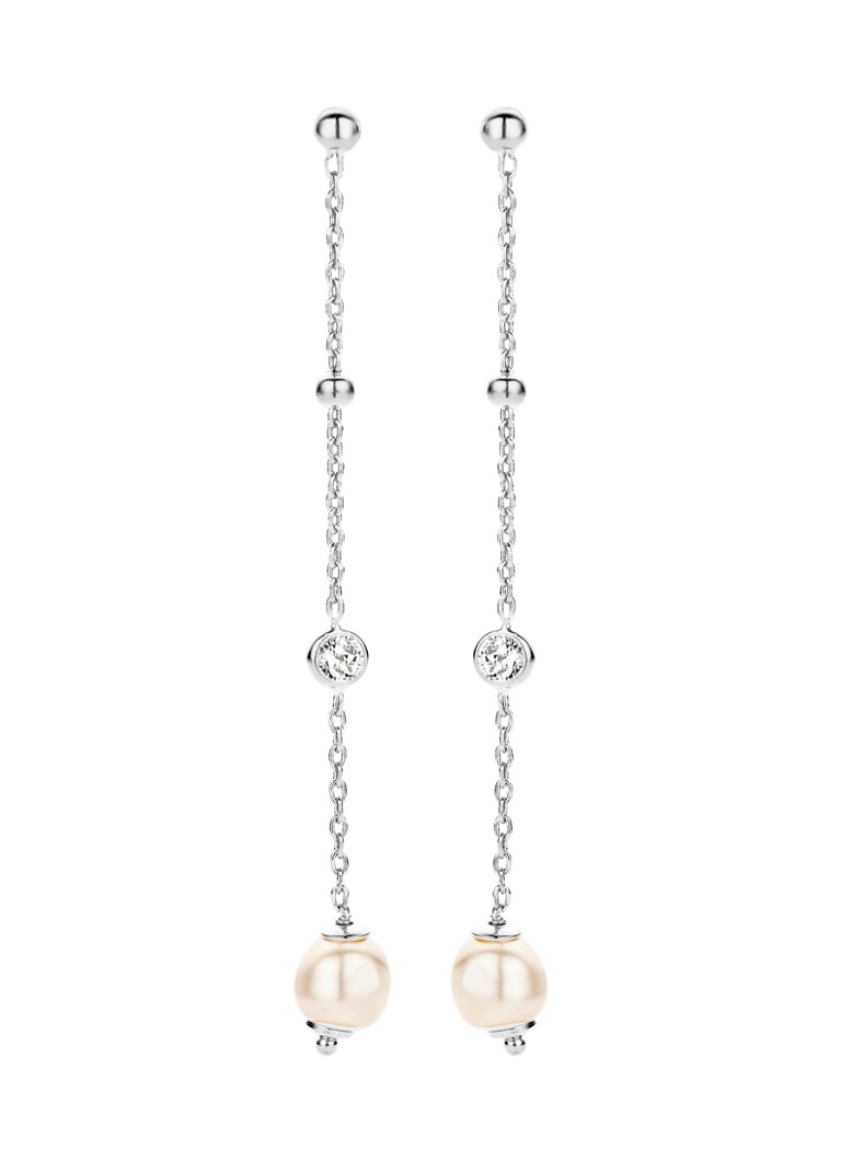 Casa Jewelry Pruts stud earrings made of silver with pearl
