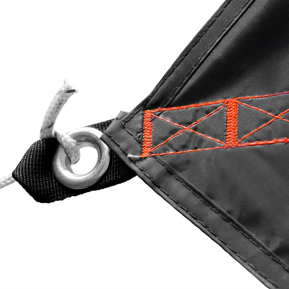 GOGLAND Outdoor UV-Schutz Tarp Zeltplane 300 x 290 cm schwarz