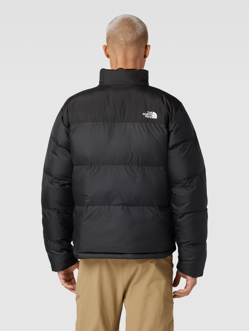 Steppjacke mit Stehkragen Modell 'SAIKURU' in schwarz