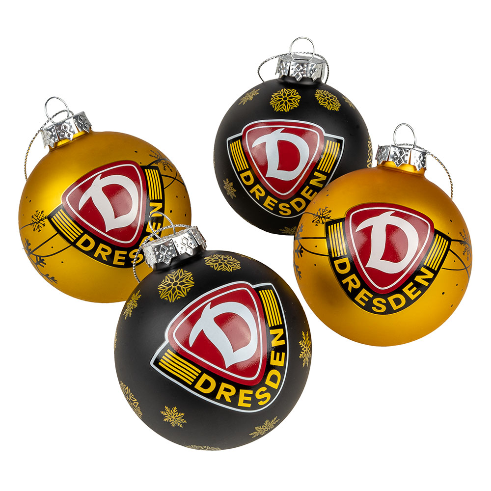 Christbaumkugeln 'LOGO' (4er Set)