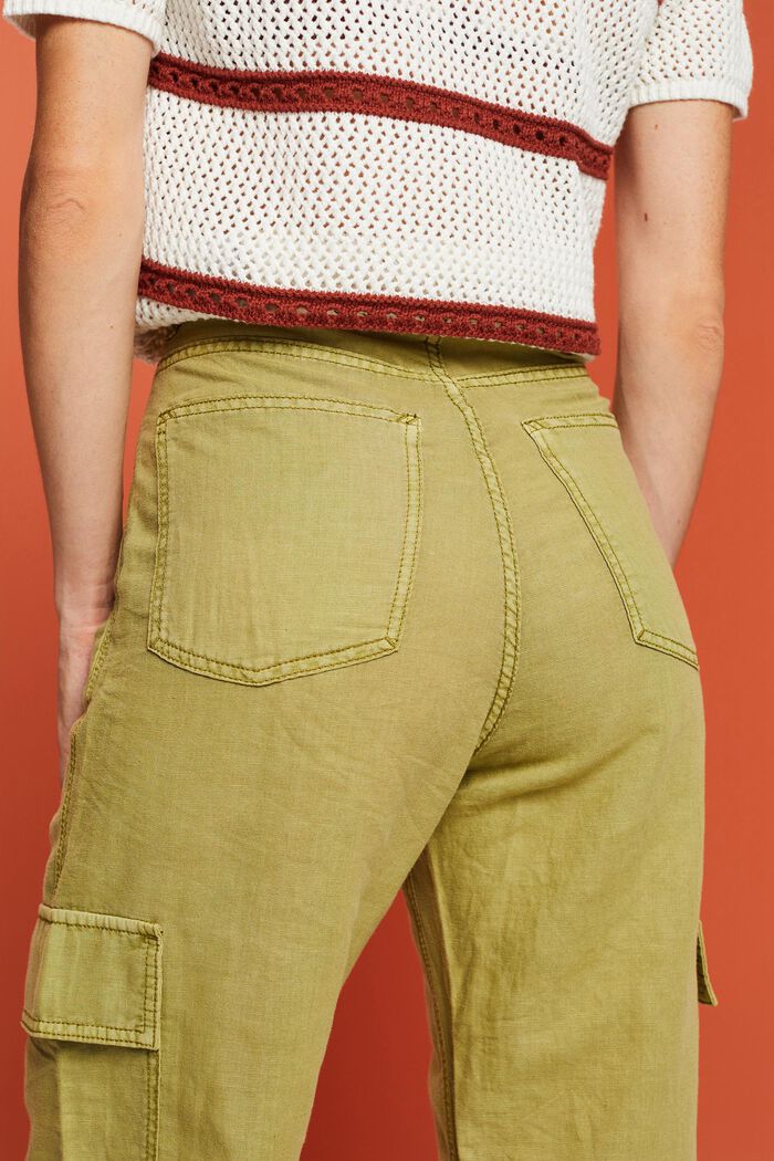 Pants woven