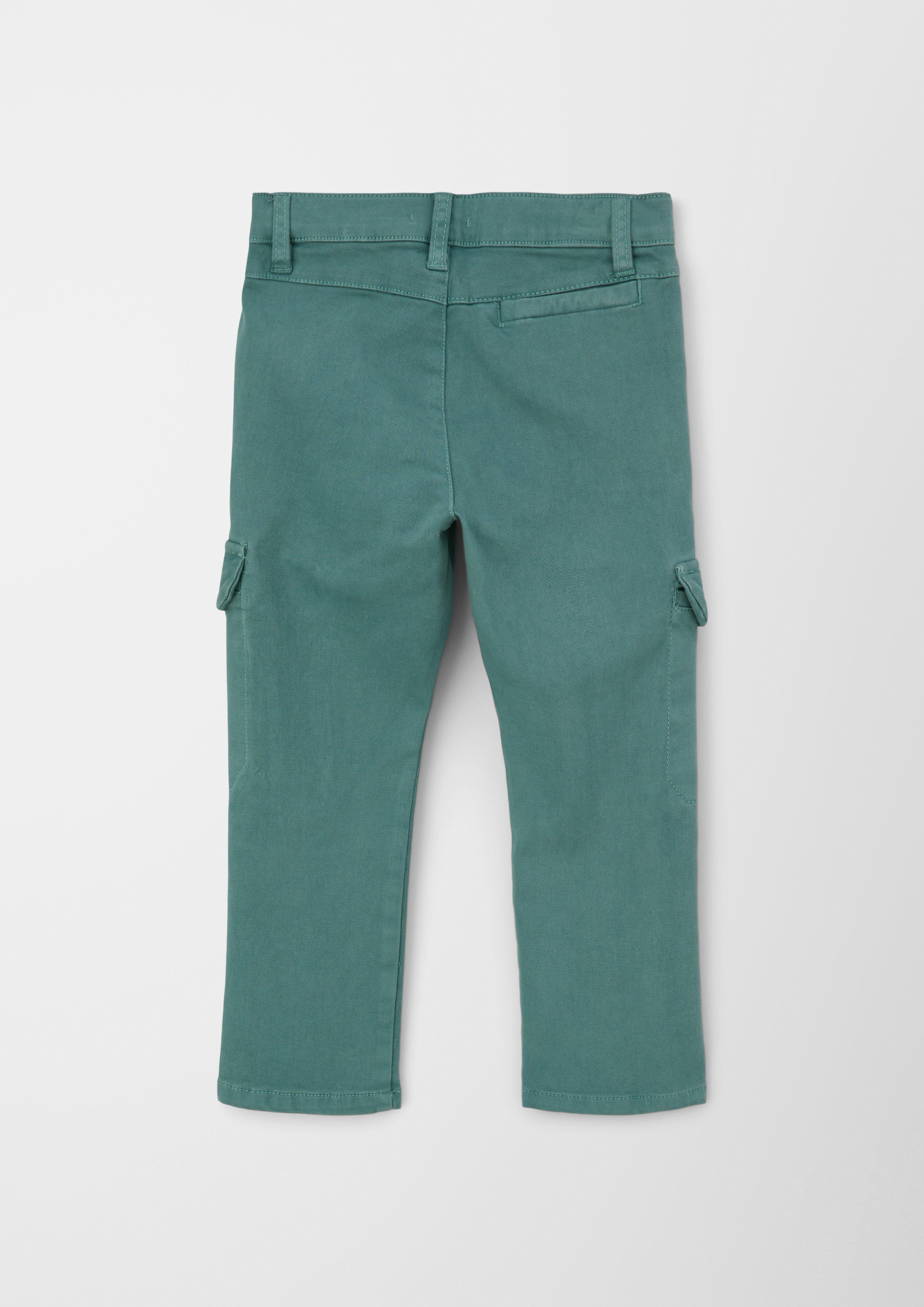 Pelle: Hose mit aufgesetzten Taschen  2132258-6576