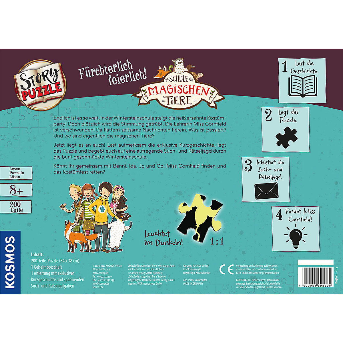 Schule der magischen Tiere - Story Puzzle: Fürchterlich feierlich!