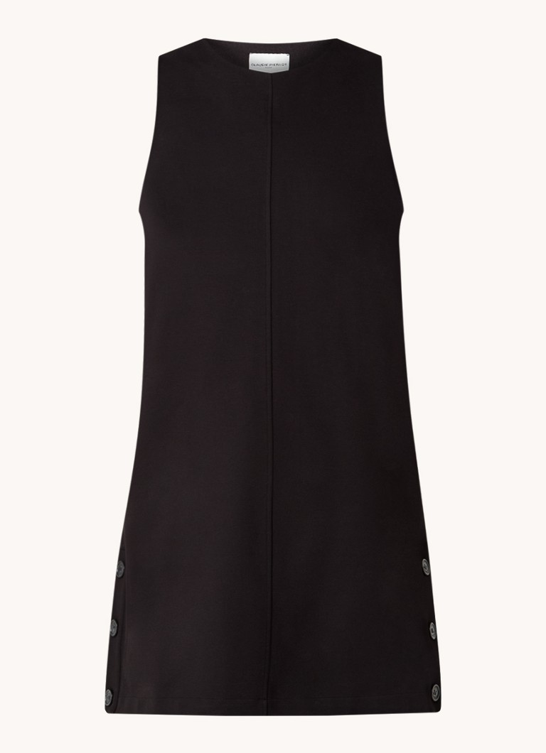 Abito corto Claudie Pierlot con scollo rotondo ed elasticizzato