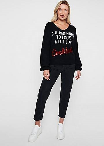 Threadbare Weihnachtspullover