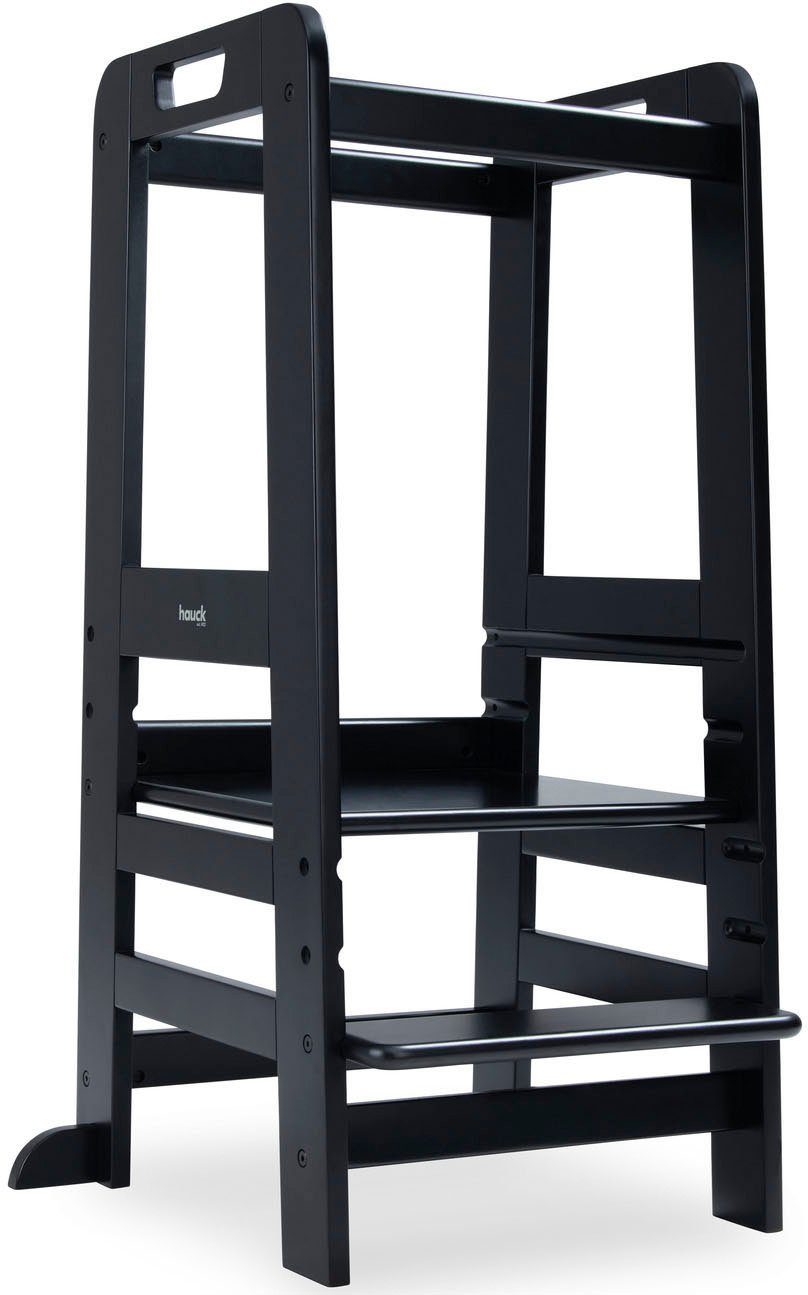 Hauck Stehhilfe Lernturm Learn N Explore, Black, FSC® - schützt Wald - weltweit