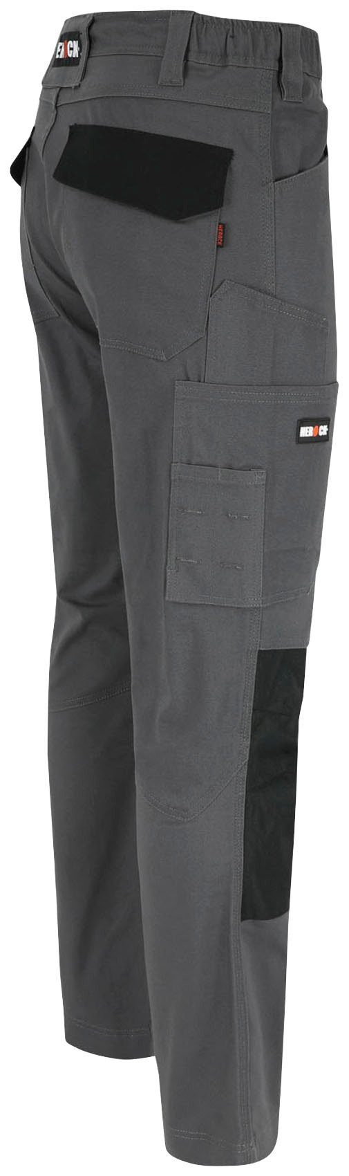 Herock Arbeitshose DERO Slim Fit Passform, Multi-Pocket, 2-Wege-Stretch, wasserabweisend