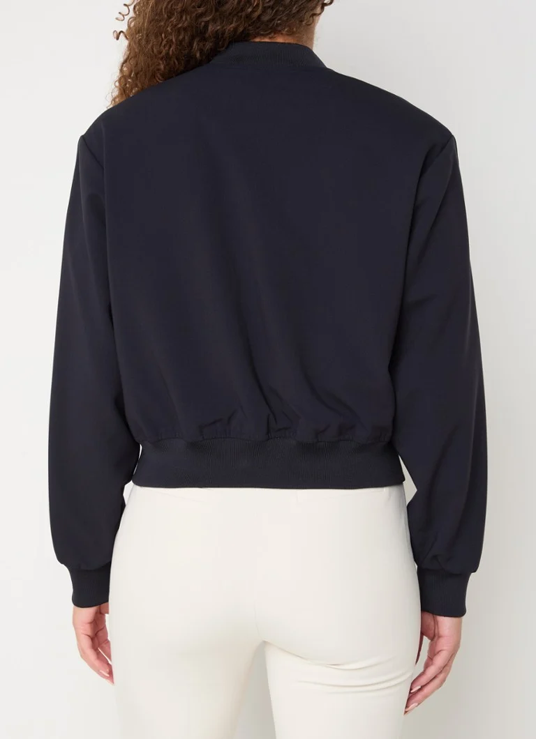 Giacca bomber Fifth House modello Cora con spalline e logo
