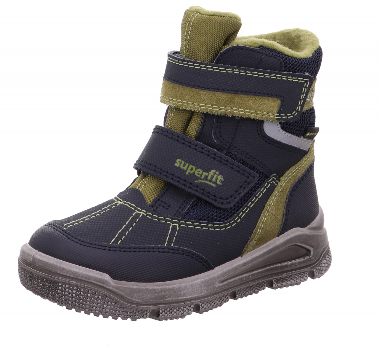 MARS - Blau/Grün Boots mit Klettverschluss