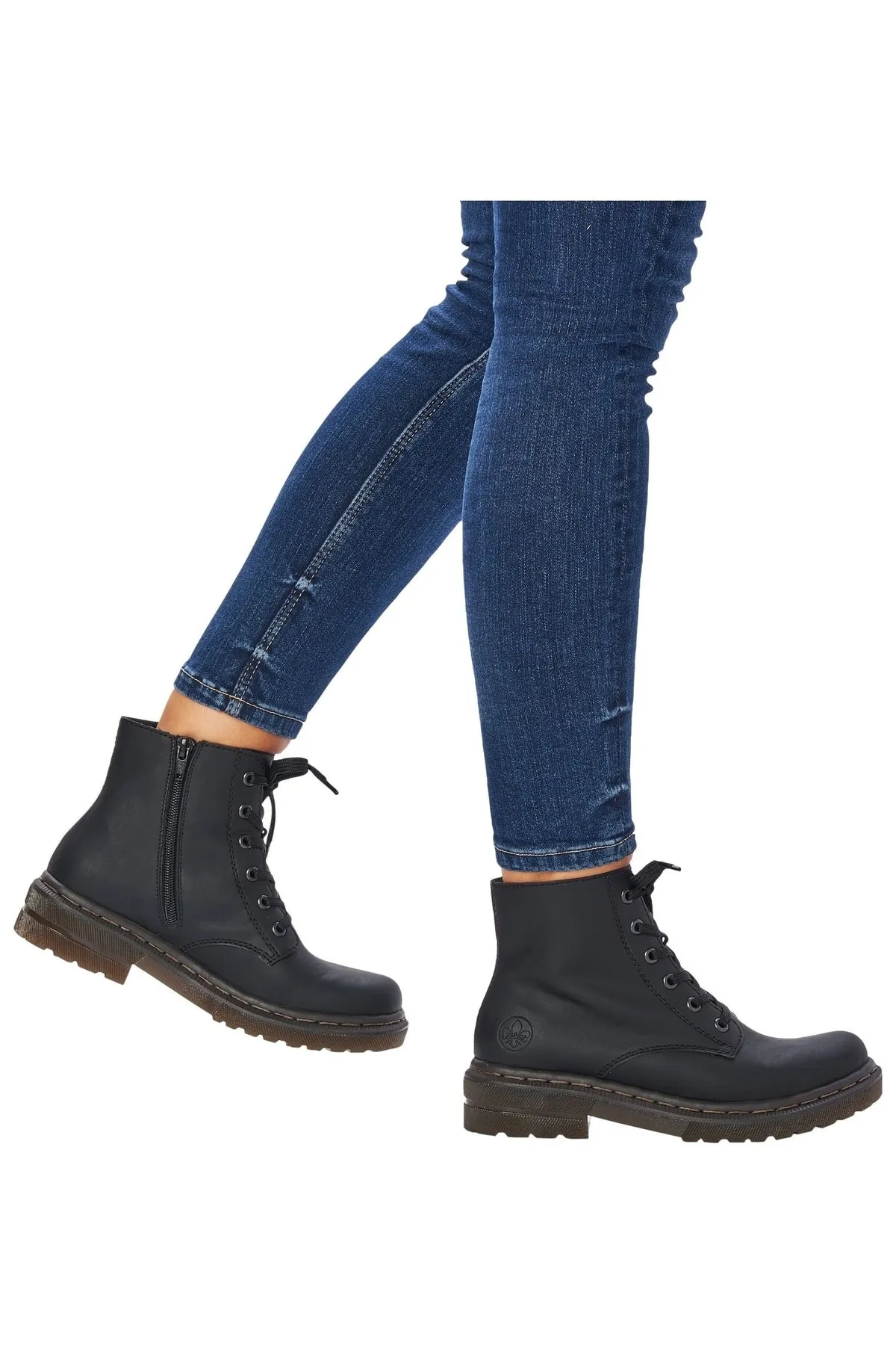 Rieker  Stiefelette - Schwarz - Blockabsatz