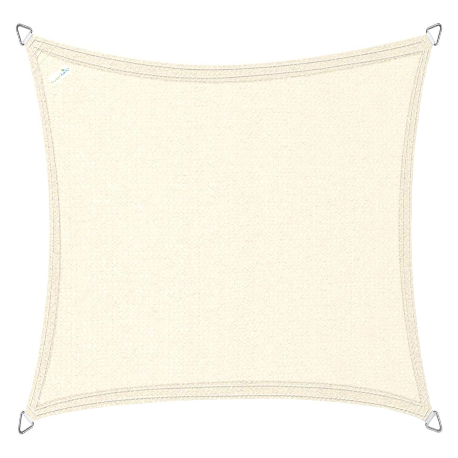 Buitenkado quadrat 2,5x2,5 Sonnensegel mit Befestigungsset