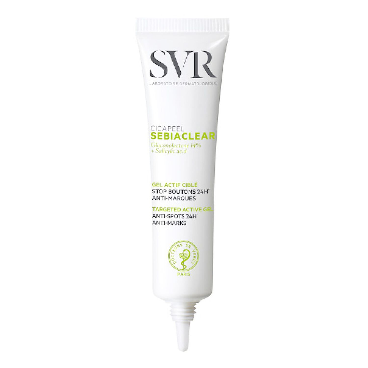 SVR Sebiaclear Gel Actif Ciblé Stop-Boutons Anti-Marques 15 ml
