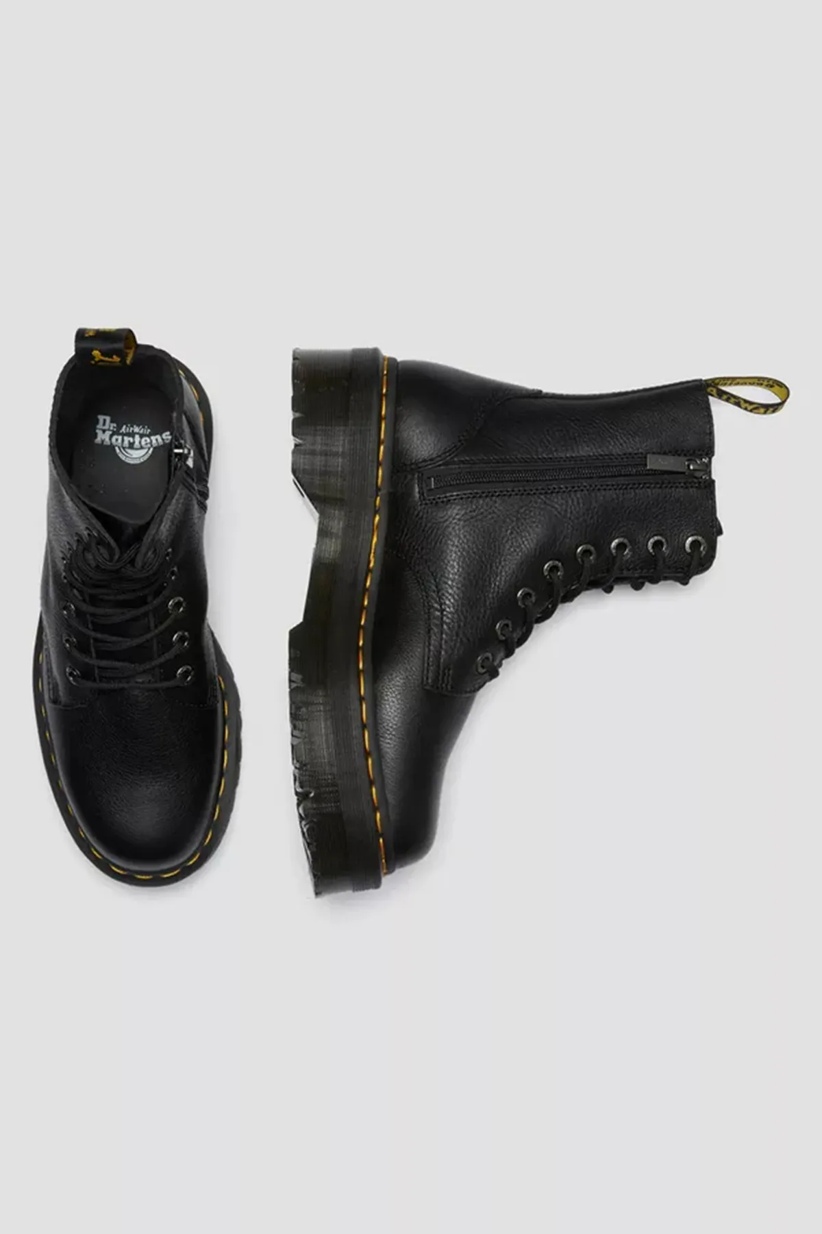 Dr. Martens  Schwarze Pisa Stiefel & Bootie für Unisex