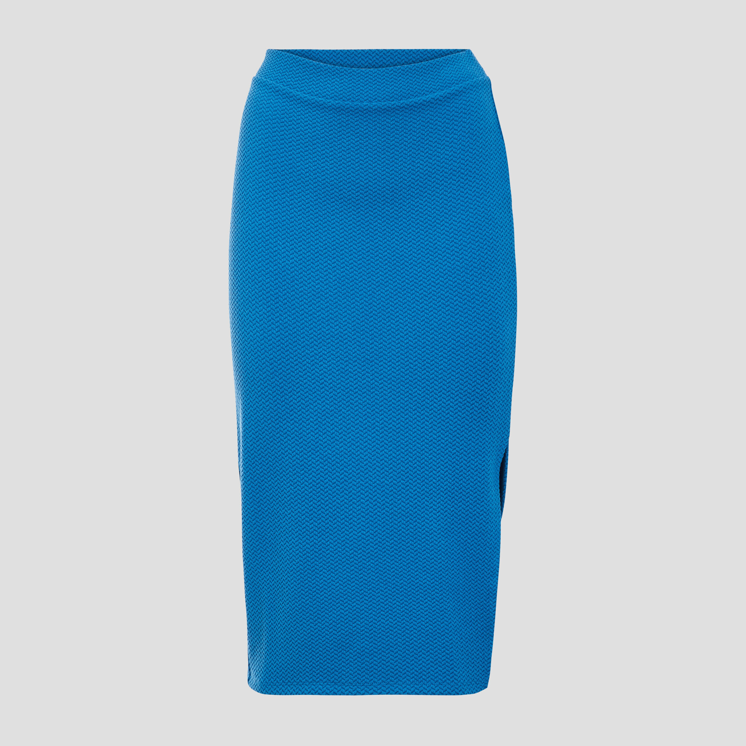 Jupe longue droite bleu femme | Cache Cache