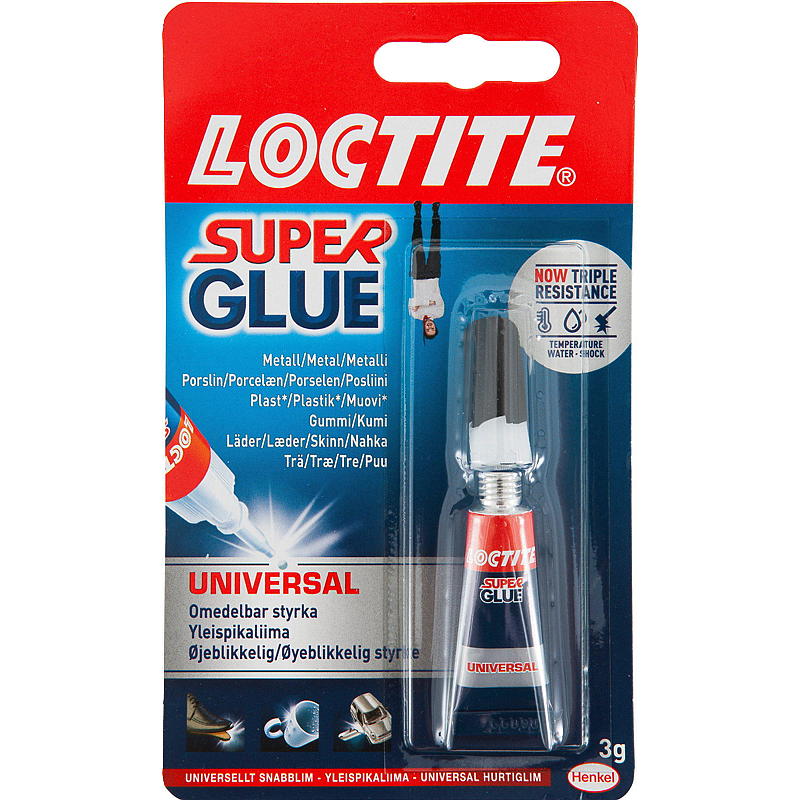 Loctite Superglue 3 g, universal, Loctite