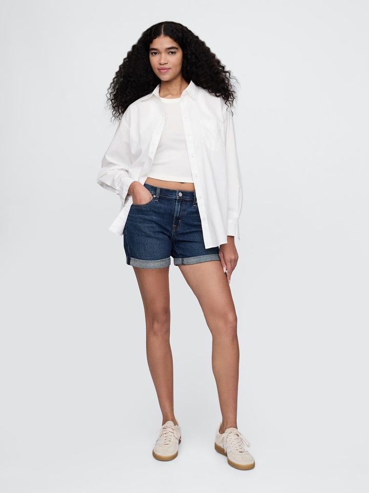 GAP Jeans-Shorts in Dunkelblau günstig kaufen