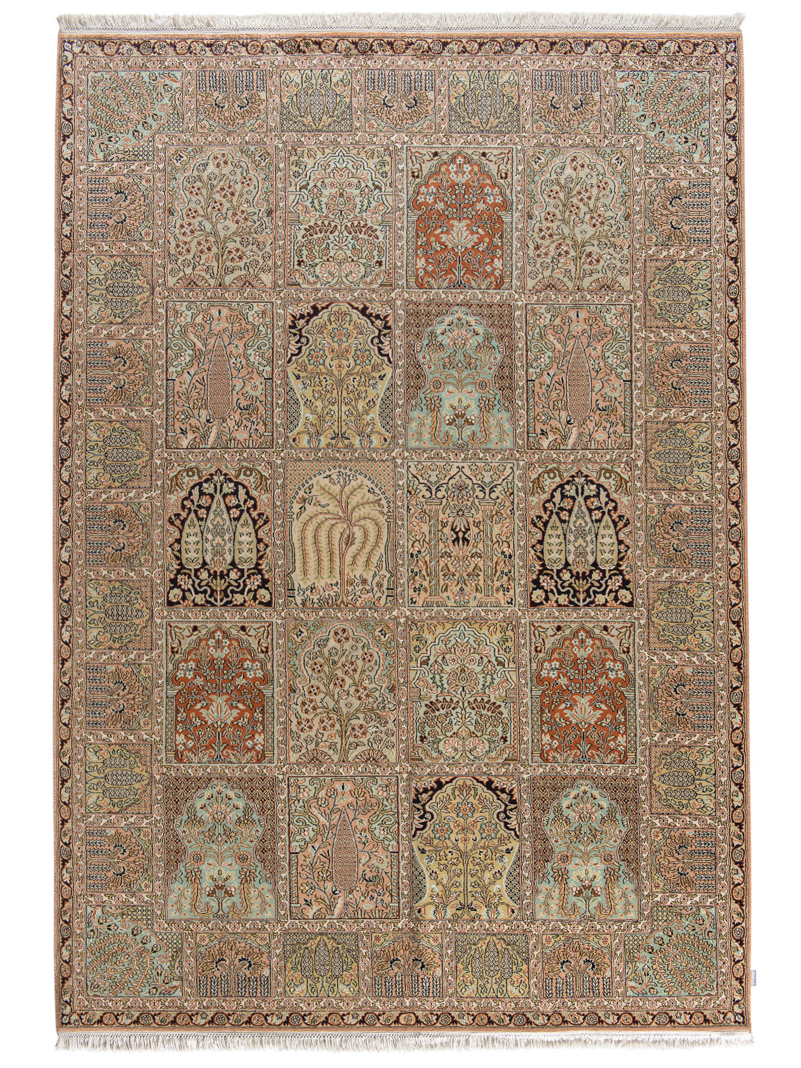 Kaschmir Seide 16/16 ca. 172 x 248 cm, Unikat / Einzelstück