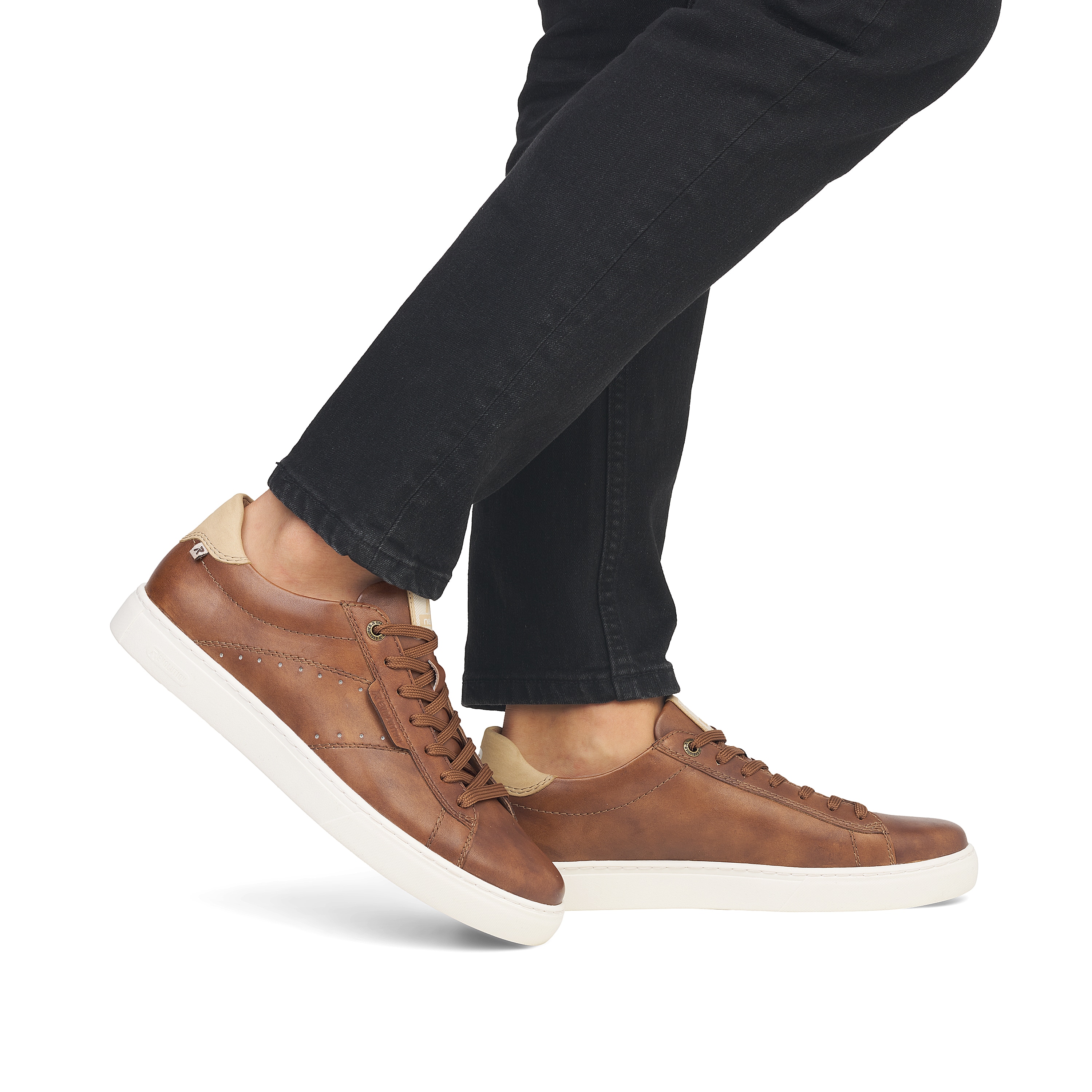 Rieker Herren Sneaker Low nut brown