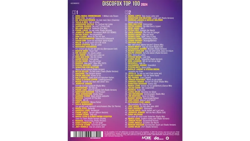 Discofox Top 100  2024