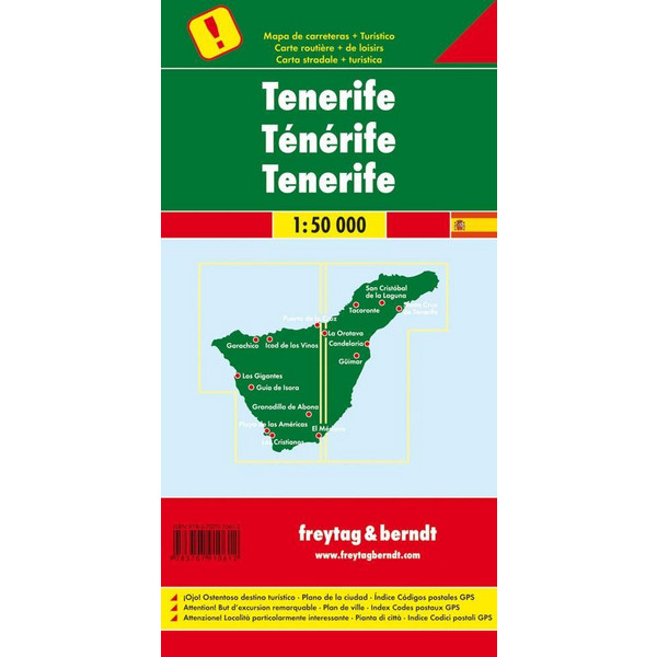 Teneriffa 1 : 50 000 - Wanderkarte