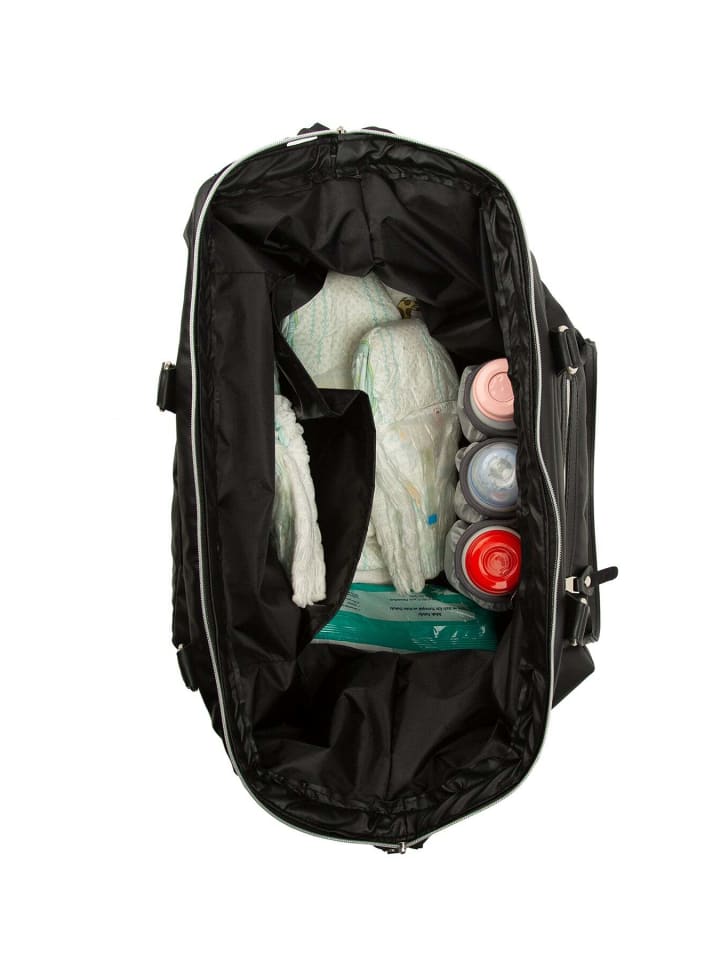 BAGmori Wickeltasche - Schultertasche in Schwarz günstig kaufen onesize
