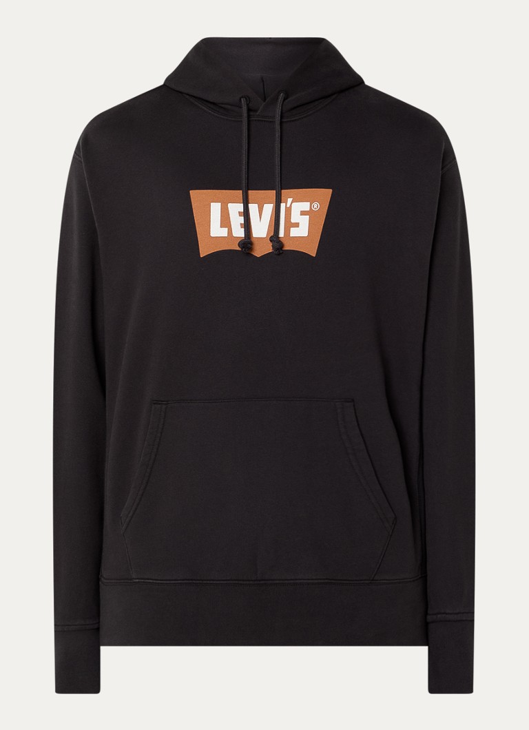 Felpa con cappuccio Levi's con logo stampato