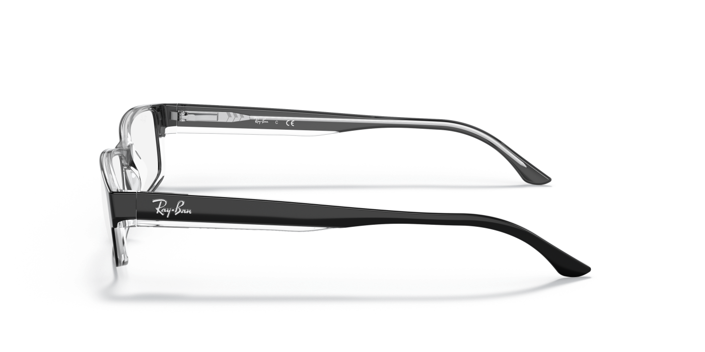 RB5114 OPTICS - Negru lucios pe transparent