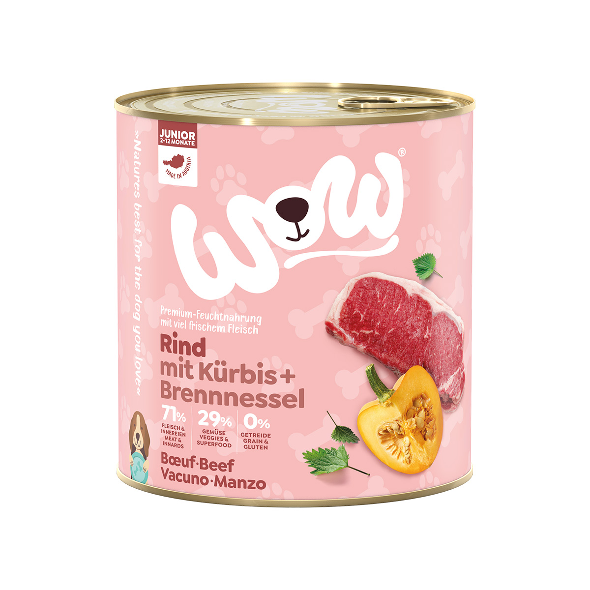 WOW Junior Rind mit Kürbis und Brennnessel kaufen bei ZooRoyal