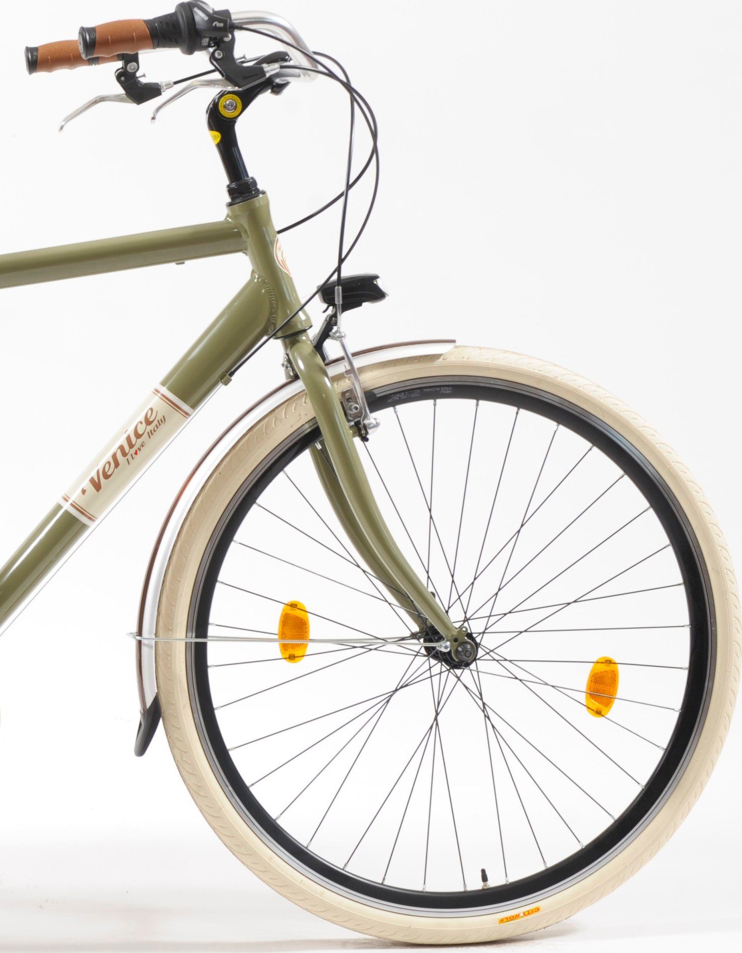 VENICE - I love Italy Cityrad Citybike 615 Alu Man, 18 Gang, Kettenschaltung