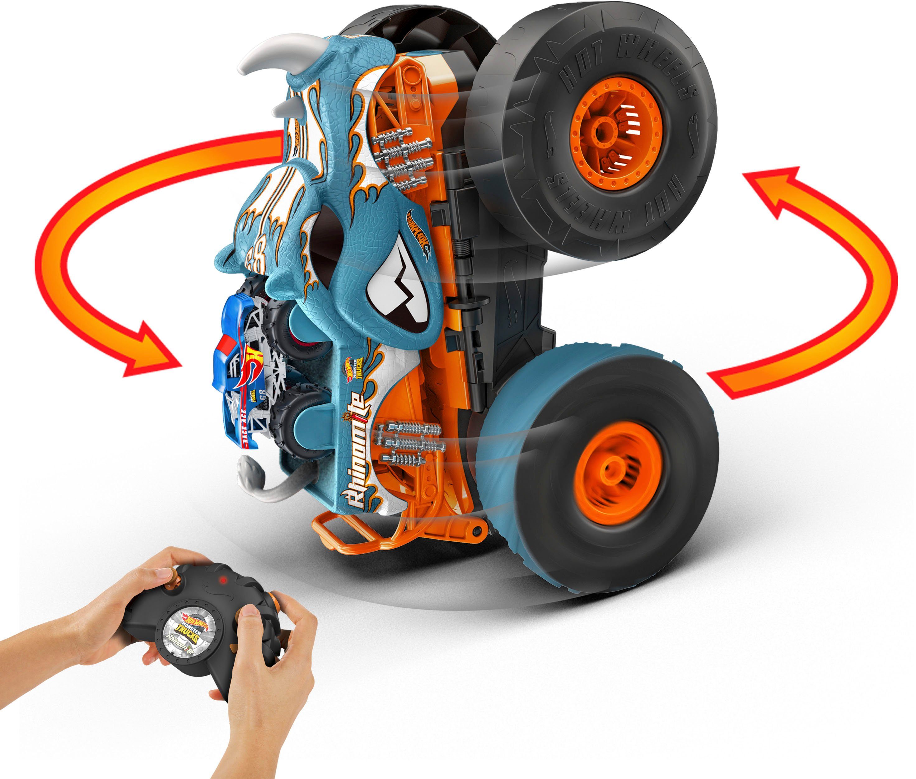 Hot Wheels RC-Monstertruck HW umbaubarer Rhinomite