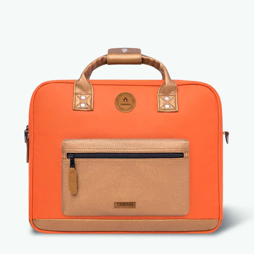 Bogota terracotta laptop bag