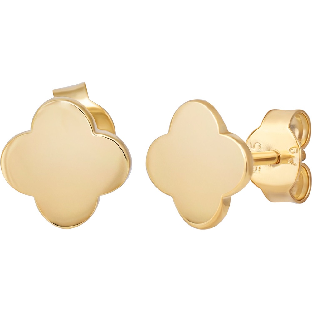 caï Boucles d'oreilles à fermoir à poussette 925 Argent Boucles d'oreilles
