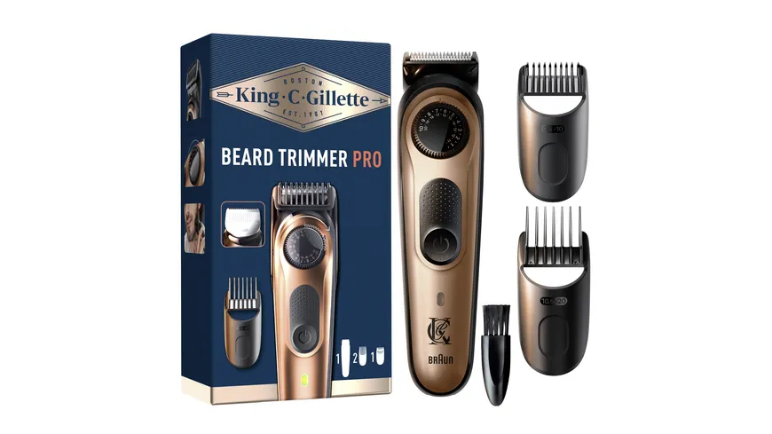 King C. Gillette Bartschneider Elektrischer Barttrimmer PRO