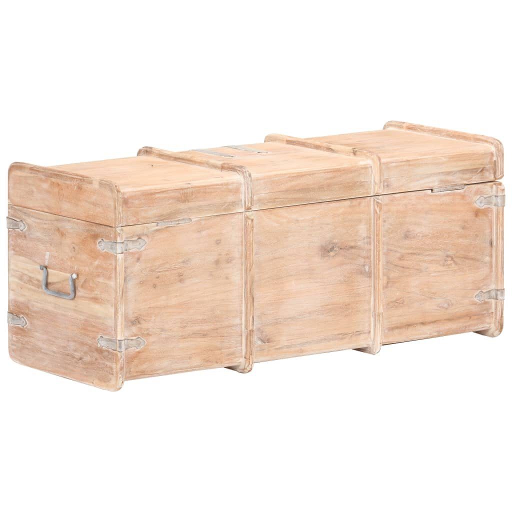 vidaXL Aufbewahrungsbox Holztruhe 90x40x40 cm Akazie Massivholz (1 St)