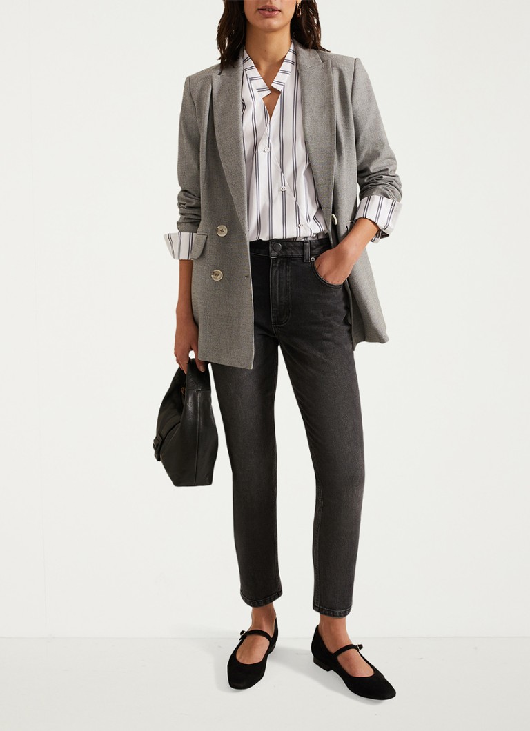 Kavbojke slim fit srednjega pasu Phase Eight Sara z barvnim pranjem