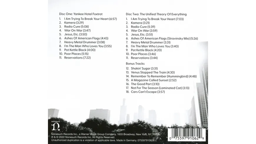 Yankee Hotel Foxtrot(Expanded Edition)(Remastered) Softpak