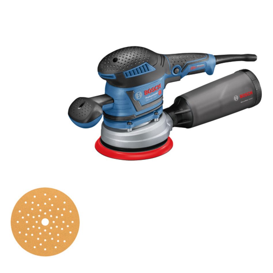 Bosch Blue 060137B202 GEX 40-150 Professionel Orbitalsliber 150 mm