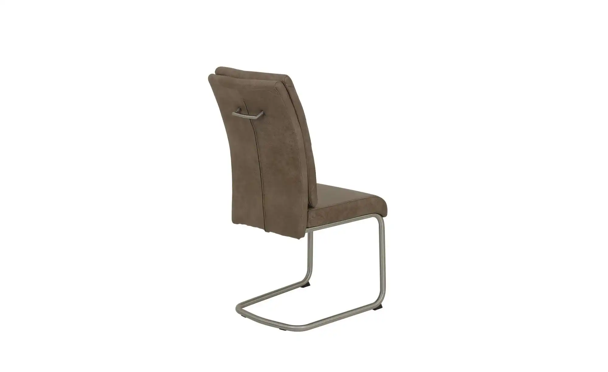 Polsterschwingstuhl 2er-Set in Leder-Optik