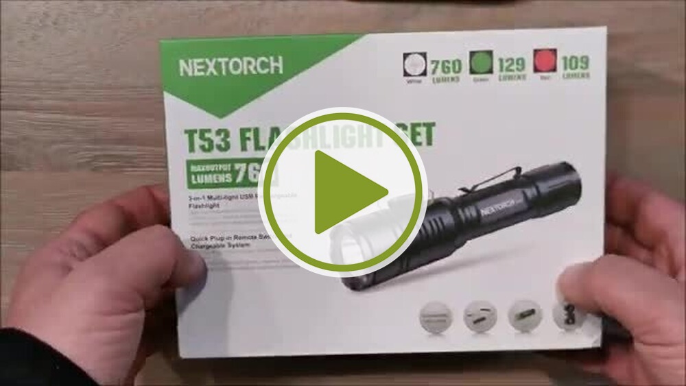 NEXTORCH Taschenlampe T53 mit Farbwechsel