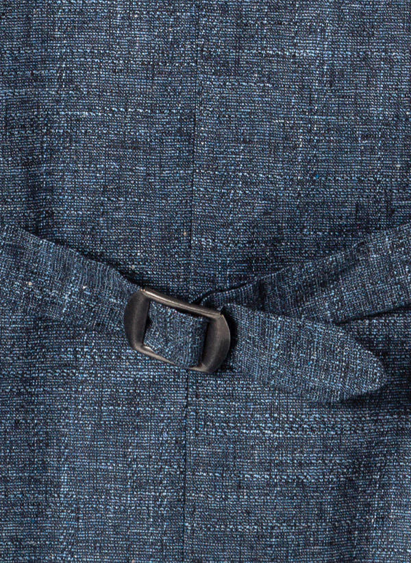 CG, Weste, Slim Fit, Baumwolle-Schurwolle, dunkelblau meliert
