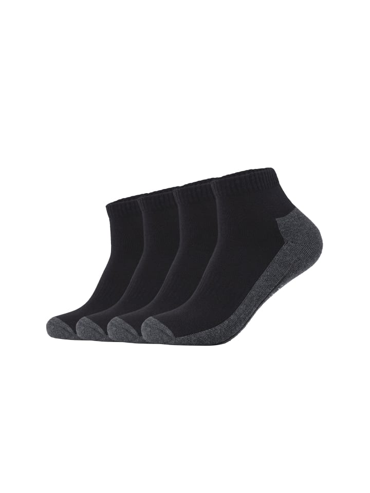 camano Kurzsocken 4er Pack function in Schwarz günstig kaufen