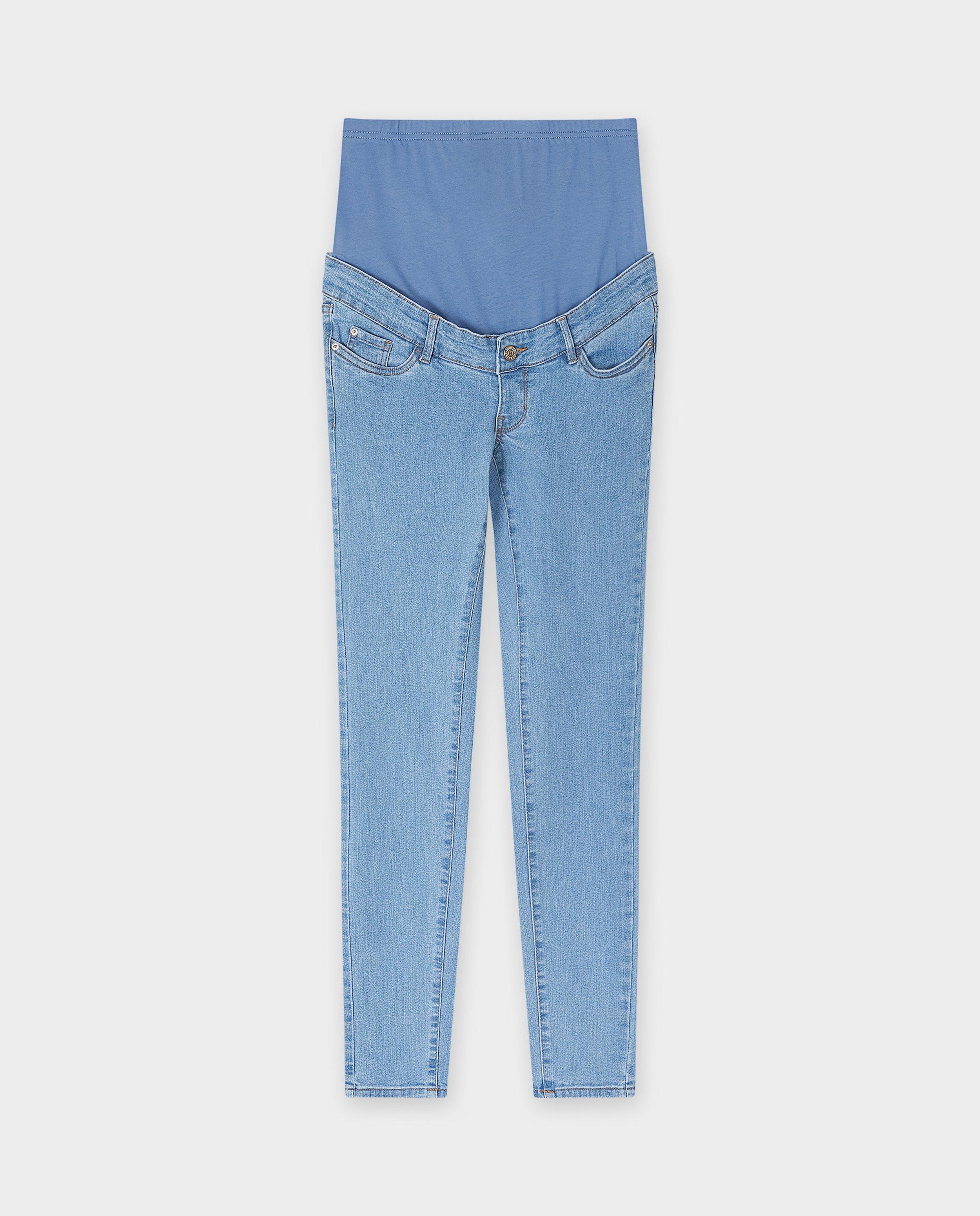 Atelier Maman Blue kismama farmer, skinny szabású, kék