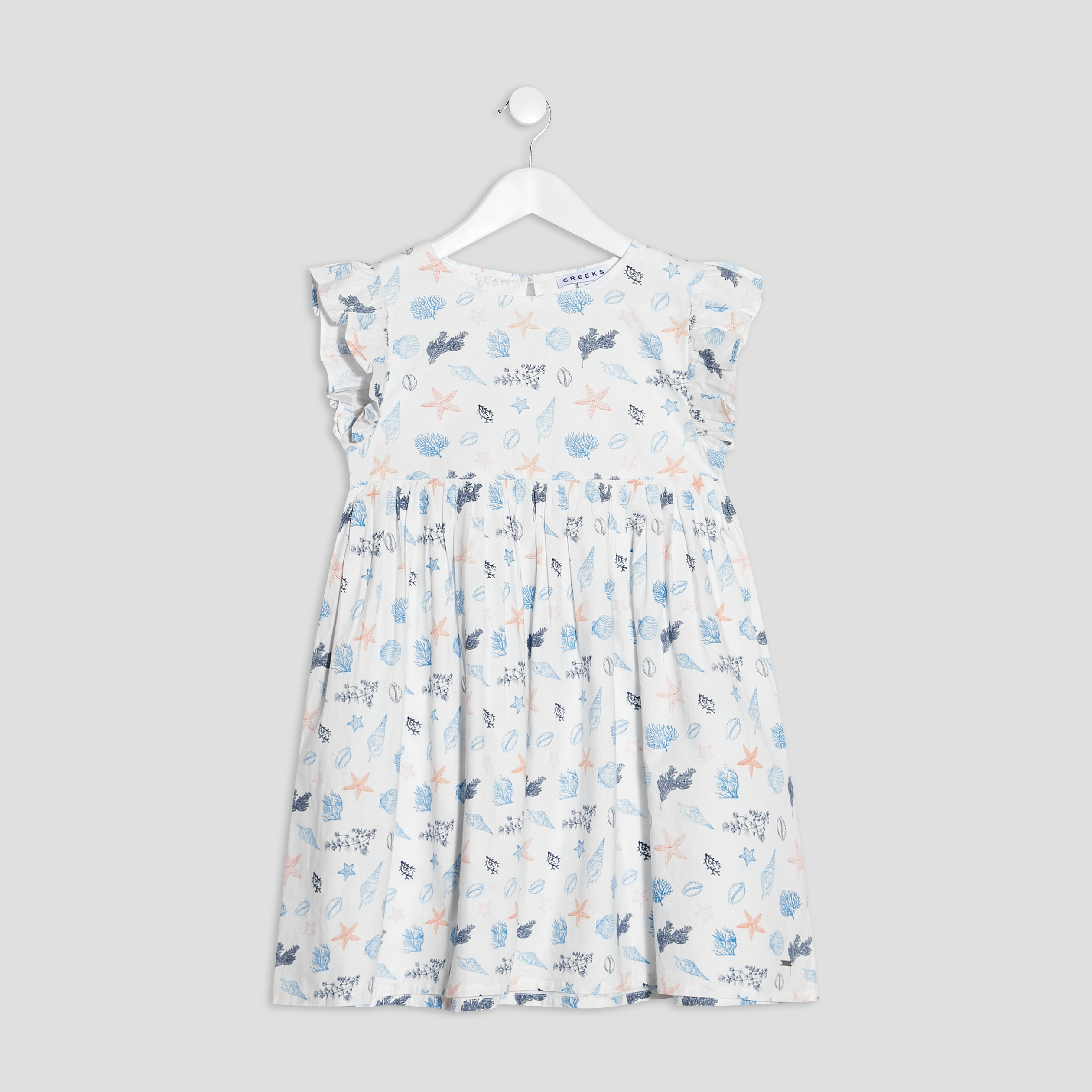Robe évasée Creeks ecru fille | La Halle