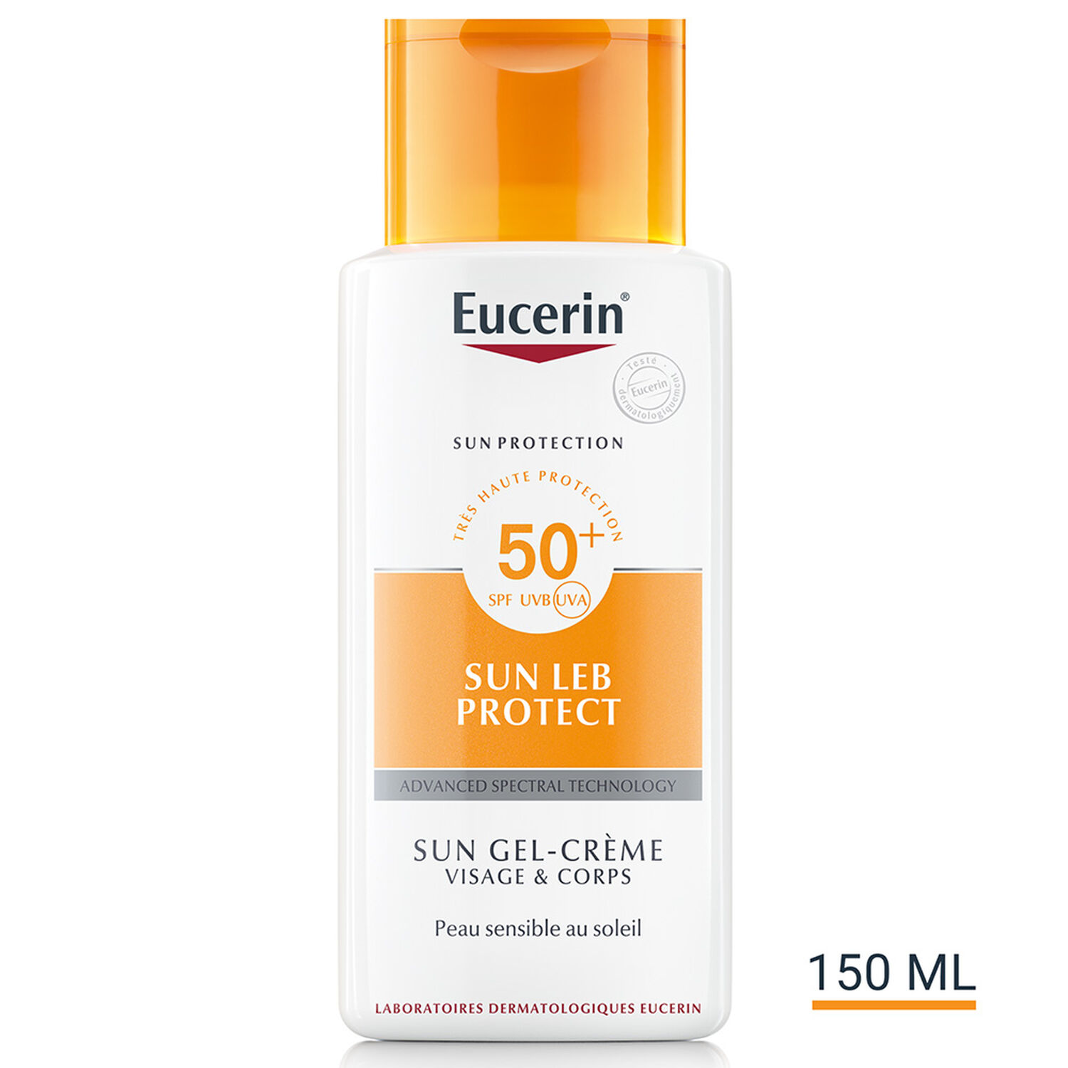 Eucerin Sun Leb Protect SPF50+ Gel Crème