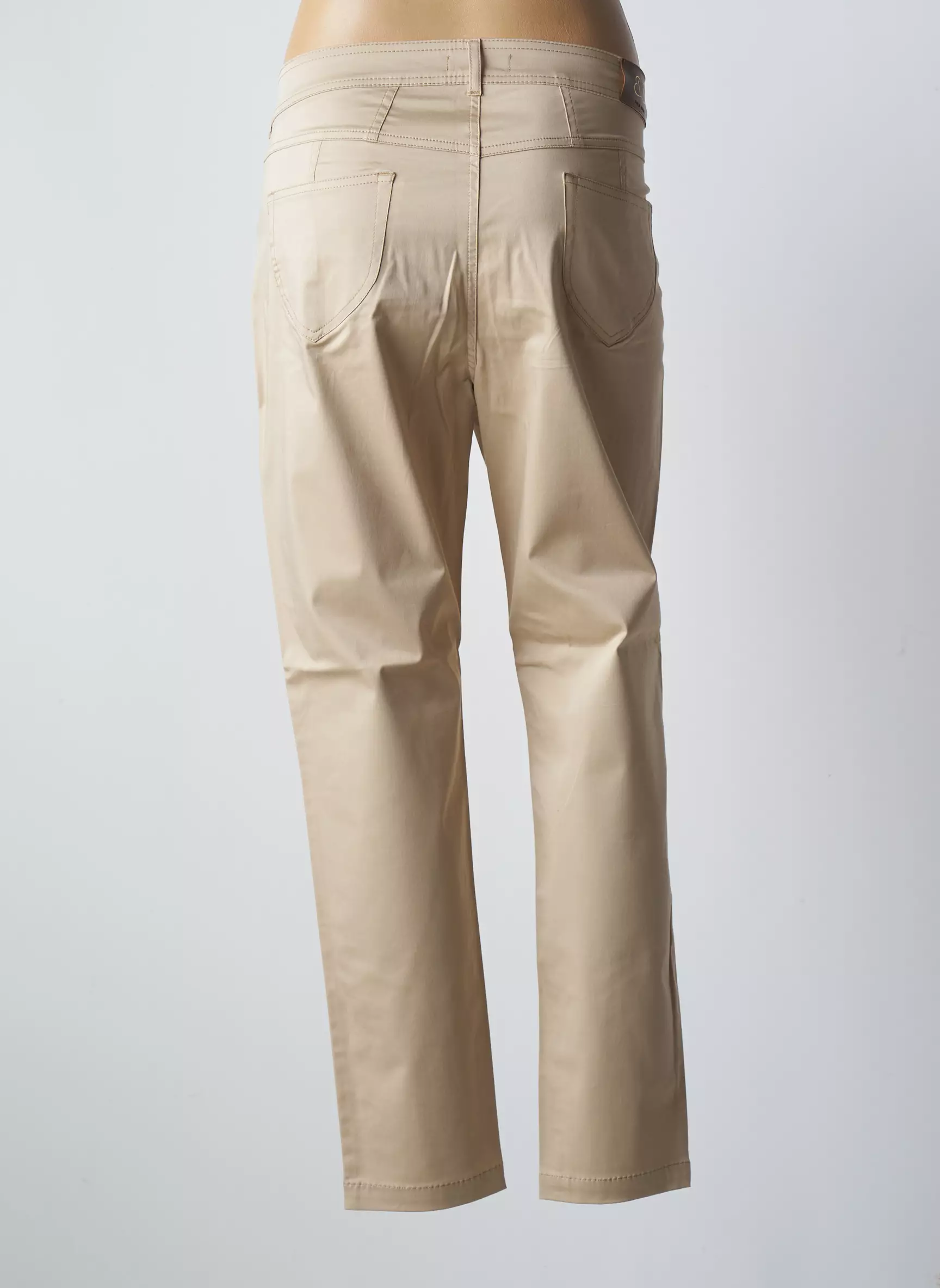 Paul Brial Pantalons Droits Femme couleur beige