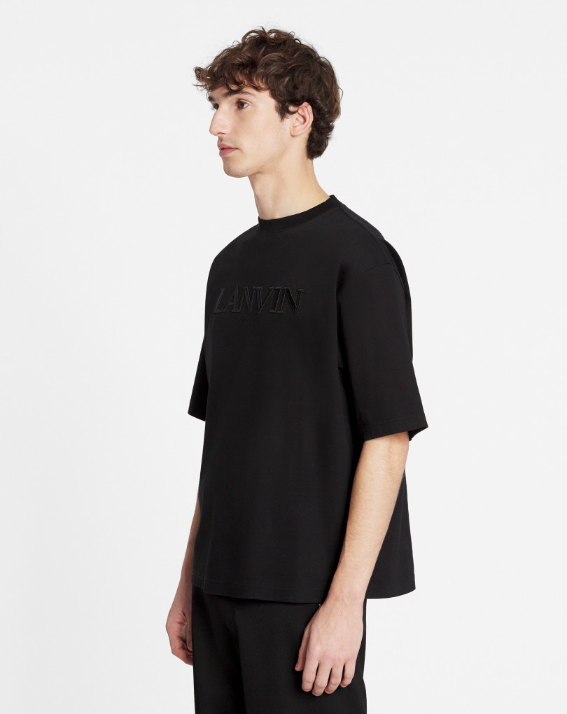 T-SHIRT OVERSIZE BRODÉ LANVIN PARIS